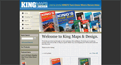 Desktop Screenshot of kingmapsanddesign.com